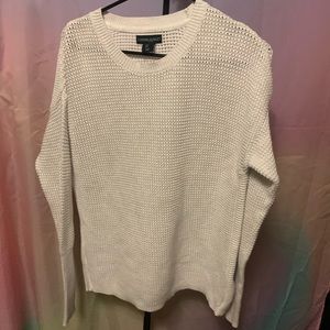 Cynthia Rowley Waffle Knit Sweater L